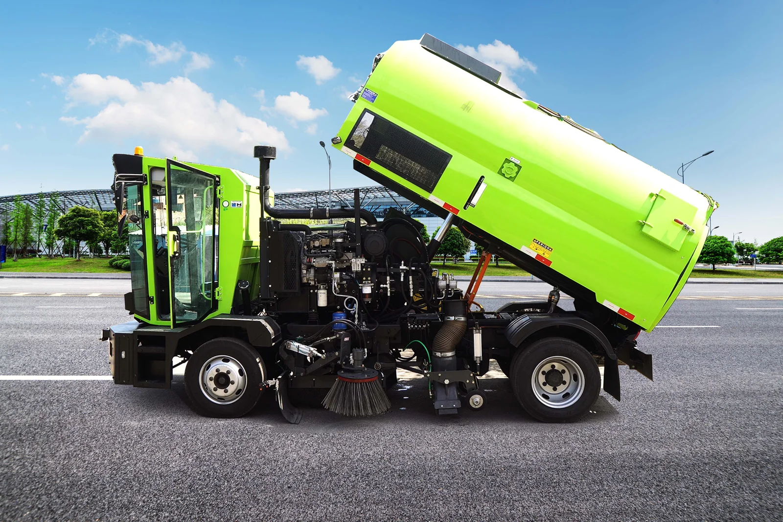 Página de produto: Varredeira Mecânica de Rua