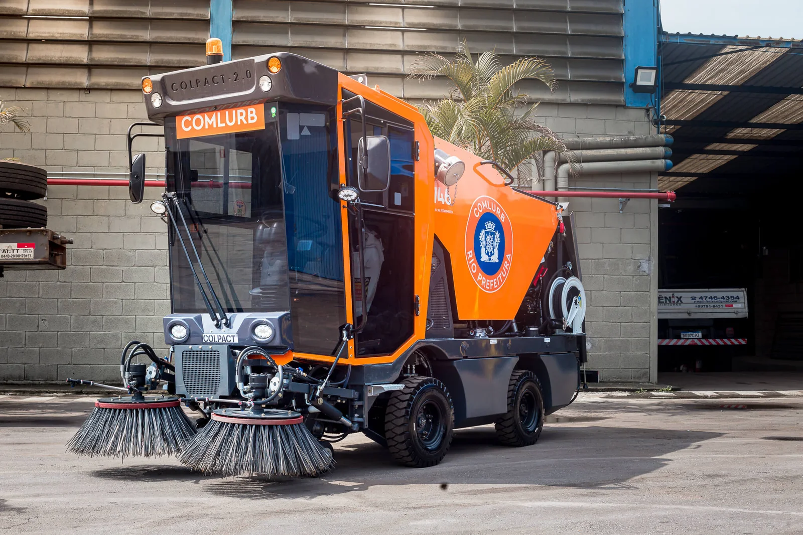 Página de produto: Varredeira Urbana
